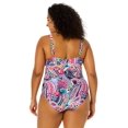 thumbnail image 2 of Women's Plus Size Paisley Parade V-Wire One Piece Swimsuit, 2 of 6