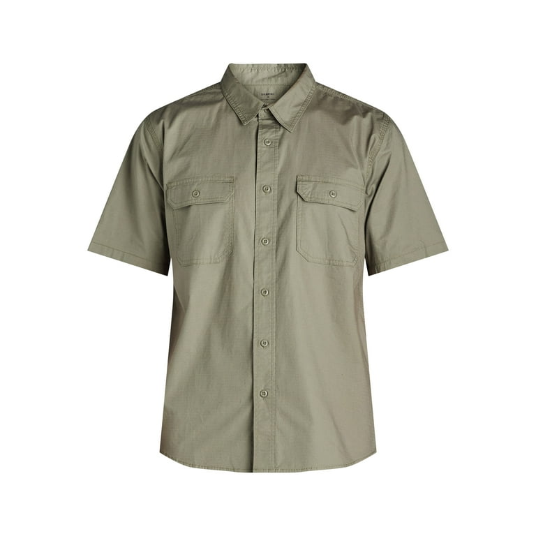 Brahma Men's Ripstop Shirt with Short Sleeves, Sizes S-5XL Brahma Men's Ripstop Shirt with Short Sleeves, Sizes S-5XL