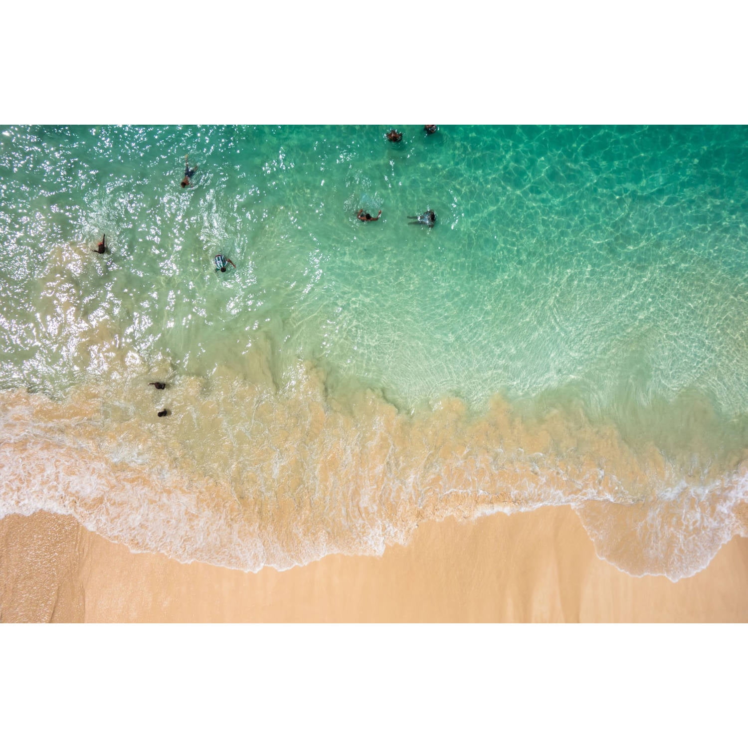 Marmont Hill "Splash Near Shore" Painting Print on Wrapped Canvas