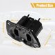 thumbnail image 3 of Unique Bargains 1 par de soportes de parachoques delantero izquierdo y derecho para Nissan Altima Base Mounting Stay; Nuevo estilo de carrocería, 3 of 6