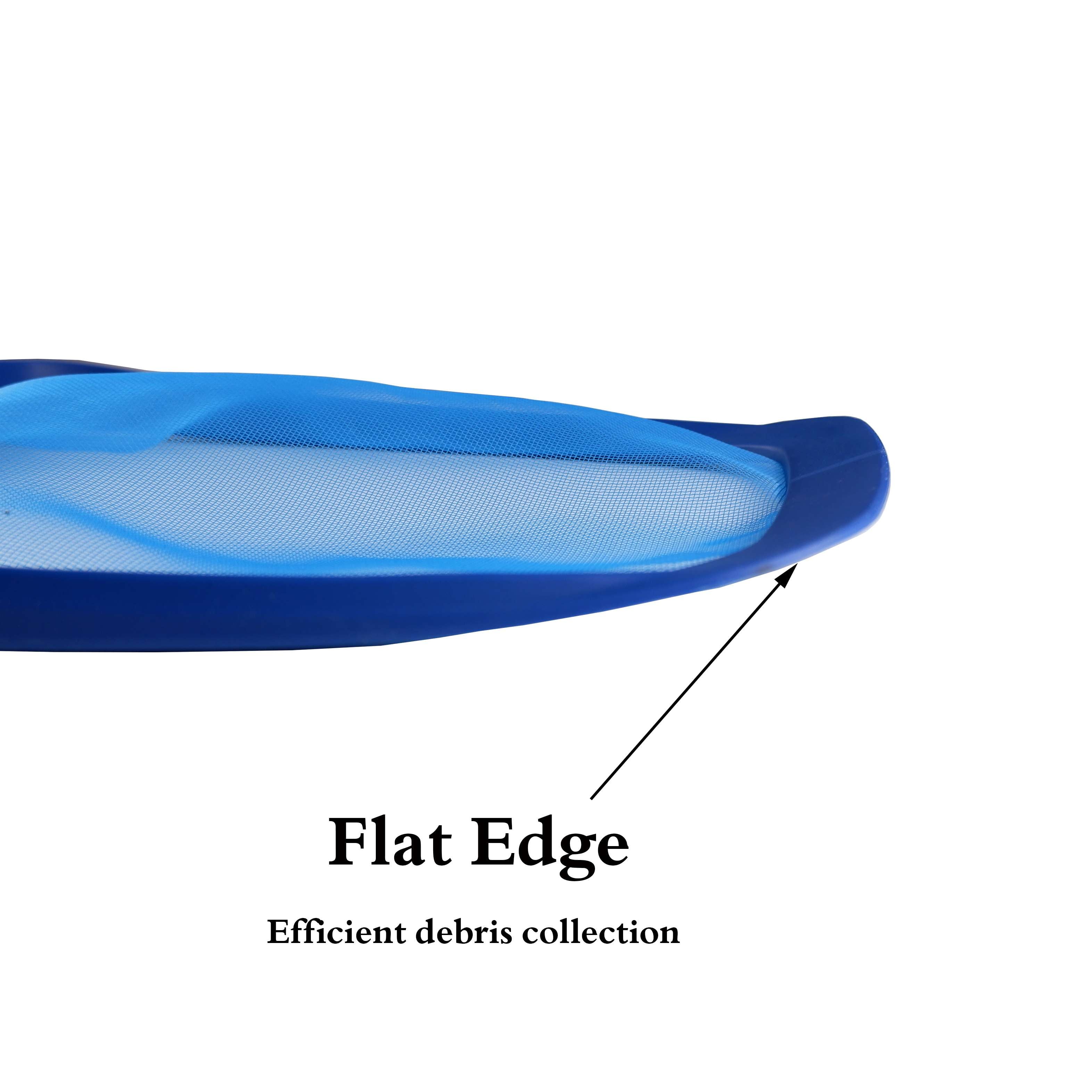 Mainstays Blue Pool Leaf Skimmer PP Net with 42" Aluminum Pole