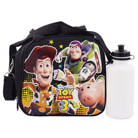 Toys Story Black Lunch bag with Water Bottle