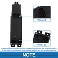 thumbnail image 4 of Interruptor de ventana eléctrica Unique Bargains No.5GU34DX9AB Interruptor de control de ventana para Dodge Dakota Durango para Ram 1500 Negro, 4 of 7
