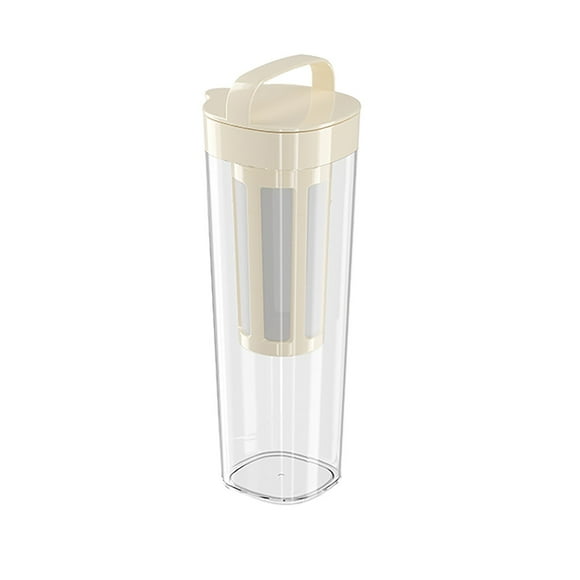 Drip Cup X1,Drink Dispenser for Fridge Beverage Liquid Drink Container for Party 1 Gallon Cold Water Pitcher Lemonade Stand Juice Jug with Spigot│Cold Brew Ice Drip Cup C Cold Brew Pot (Portable)