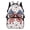 American Flag Bow, variant on Yuyamidu Green Fish Camo Backpack for School Kids 17 Inch Middle School Book Bags Teen Boys Girls School Bags with Laptop Compartment Outdoor School Daily Daypack