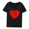 thumbnail image 2 of Camiseta de Mujer con Cuello Redondo, Corte Regular, Streetwear, Camiseta Básica Moderna para Salidas L, 2 of 9