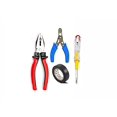 thumbnail image 1 of Combination 4 Piece Tool Kit | Carbon Steel, Ergonomic, Premium-Quality Pedwal Tools For Durability & Reliability | Includes Combination Plier, Line Tester, Tap, Wire Stripper & Diy Use, 1 of 5