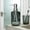 Silver, variant on Glass Soap Dispenser Refillable, Usupdd Luxury Hand Wash Bottle for Kitchen Bathroom, 7.2x3x3in Stainless Steel Pump Shampoo Lotion Dispenser for Countertop, Gold