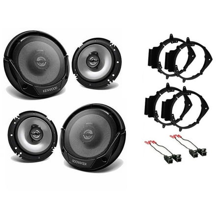 New Kenwood Kfc 1665s Car Truck Front Amp Rear Door Speakers W