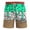 00-Mint Green96, variant on Summer Boys Casual Shorts Kids Elastic Waist Shorts with Ice-Cream Print, Sizes 2-14