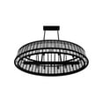 thumbnail image 3 of Avenue Lighting Hf1927 Waldorf 16 Light 52" Wide Drum Chandelier - Polished Gunmetal, 3 of 7