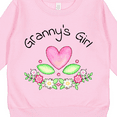 thumbnail image 3 of Inktastic Granny's Girl Heart Flowers Toddler Sweatshirt, 3 of 4