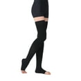 thumbnail image 3 of AMZAM Thigh High Compression Stockings for Unisex, Open Toe, 20-30mmhg, Black S, 3 of 7
