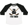 thumbnail image 3 of Inktastic 2nd Birthday Ice Hockey Sports Party Boys Boys Toddler T-Shirt, 3 of 5