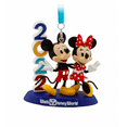 thumbnail image 3 of Disney Parks WDW 2022 Mickey Minnie Figural Christmas Ornament New with Tag, 3 of 3