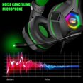 thumbnail image 3 of Auriculares para juegos Ozeino para PC PS4 PS5 Xbox con micrófono con cancelación de ruido, 3 of 6