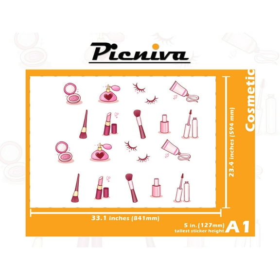 A1(5") Cosmetic Baby Kid Nursery Room Decal Sticker Clear Vinyl Wall Art decor