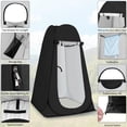 thumbnail image 2 of Pop Up Shower Tent  Portable Beach Dressing Changing Room Uv/rain Outdoor Shelter Camping Toilet Shelters For Hiking Picnic Fishing Black, 2 of 6
