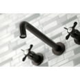 thumbnail image 4 of Kingston Brass KS8025BEX Essex Two-Handle 3-Hole Wall Mount Roman Tub Faucet in Oil Rubbed Bronze, 4 of 7