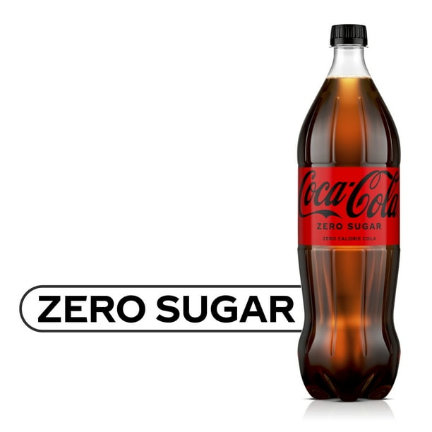 Coke Zero Sugar Soda Soft Drink, 1.25 Liters
