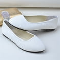thumbnail image 6 of AUDeals Women's Block Heel Pumps, Pointed Toe Dress Shoes with Portable Comfort for Office, Party and Daily Wear (White, 7.5), 6 of 9