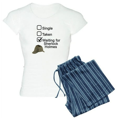 

CafePress - Waiting For Sherlock Pajamas - Women s Light Pajamas
