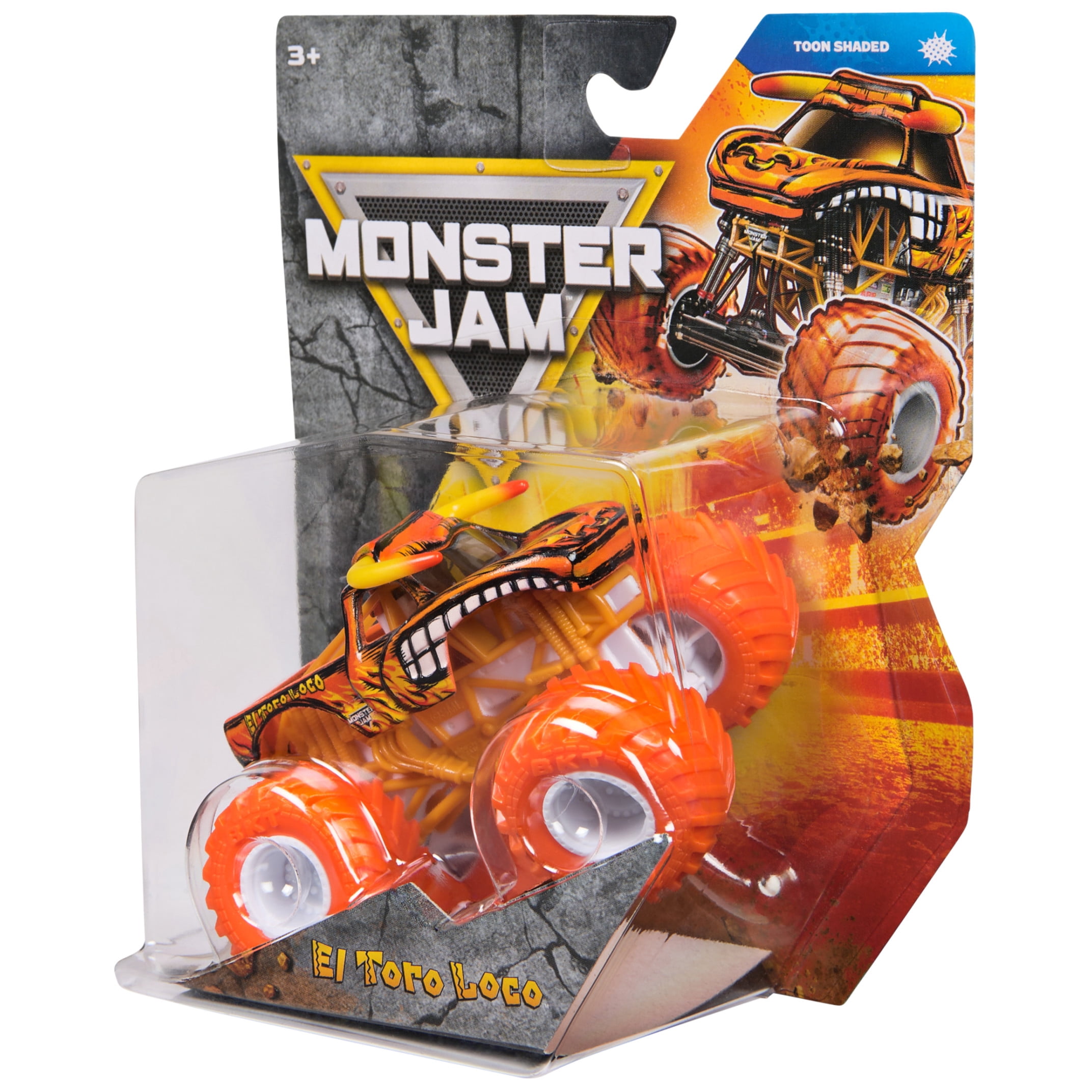 Monster Jam, Official El Toro Loco Monster Truck, Die-Cast Vehicle, 1:64 Scale, Kids Toys for Boys Ages 3 and up