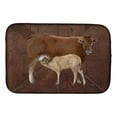 thumbnail image 1 of Carolines Treasures SB3074DDM Cow Momma & Baby Dish Drying Mat, 1 of 1