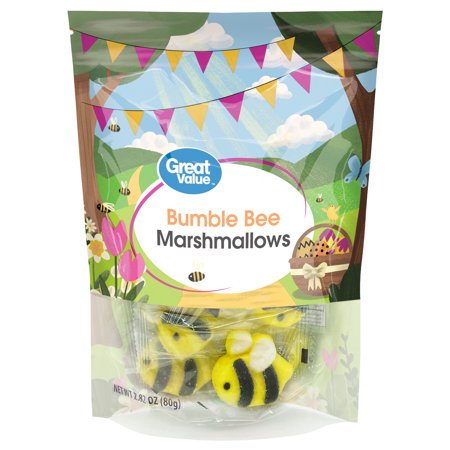 Great Value Bumble Bee Marshmallows, 2.82 oz Bag
