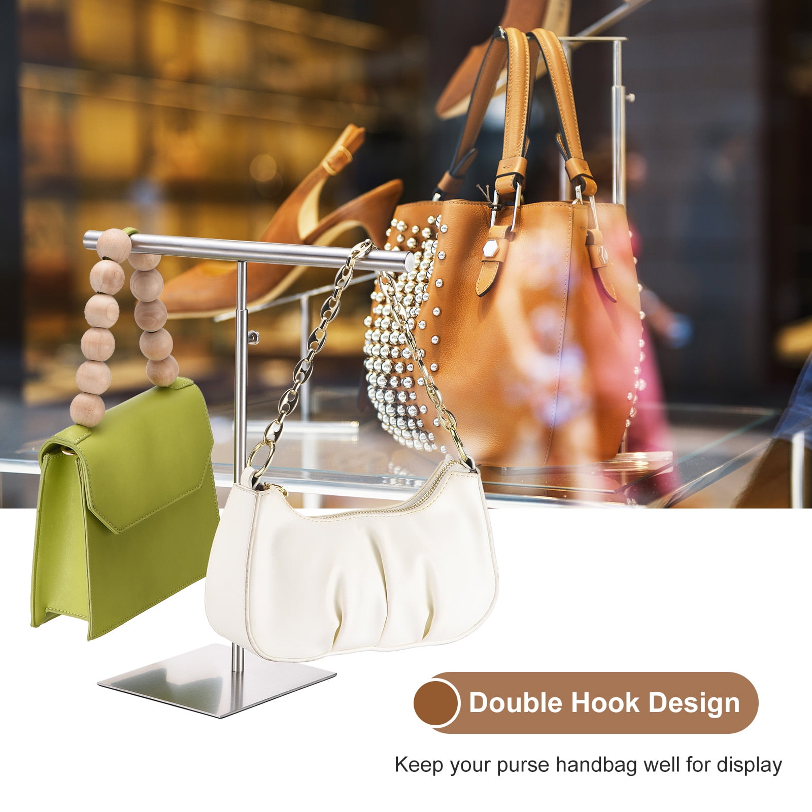 Purse Holder Stand Hanging Handbag Organiser Dust-Proof Storage Holder Bag  Wardrobe Closet for Purse Clutch