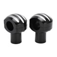 thumbnail image 3 of Motorcycle Handlebar Clamp, Handlebar Riser Metal CNC Reduce Fatigue  For Universal Motorcycle Black,Plating Silver, 3 of 8