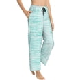 thumbnail image 2 of Fotbe Blue Bright Women's Pajama Pants,Sleepwear Pants,Pj Bottoms Drawstring And Pockets-Small, 2 of 9