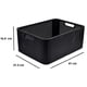 thumbnail image 4 of Paquete De 2 Cajas Organizadoras Duras Tipo Rattan Negro, 4 of 5