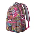 thumbnail image 2 of Ethnic Tribal Backpack - Boho Fashion Daypack with 17" Laptop Compartment | Large Capacity College Bookbag for School, Dorm & Travel, 2 of 6