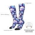 thumbnail image 4 of Naloa flower Skull starry sky Thigh High Socks Extra Long Stretchy Sock Women Over Knee High Opaque Stocking Daily Wear, 4 of 6