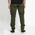 thumbnail image 3 of pstuiky Cargo Pants for Men, Men Drawstring Straight Overalls Outdoor Fitness Pants Long Pants with Multiple Pockets Leisure Army Green L, 3 of 7