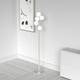 thumbnail image 3 of Dainolite 306F-SC Satin Chrome Floor Lamp, 3 of 3