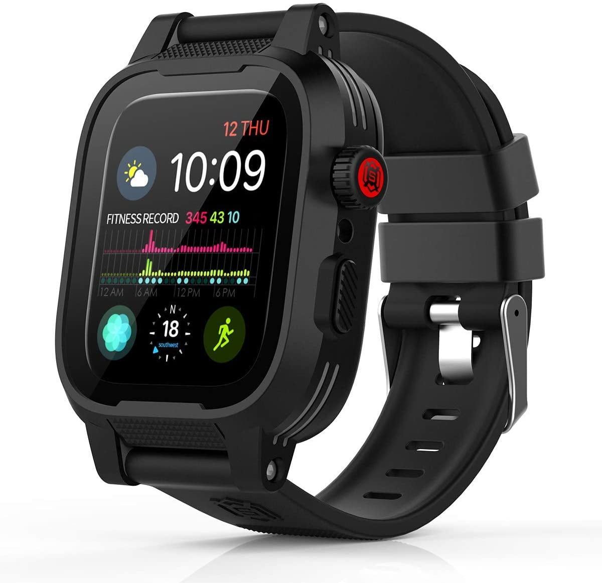 Ip68 Waterproof Watch Case For Apple Watch Case 38Mm Series 3 \u0026 2 Heavy  Duty Shockproof Impact Resistant Iwatch Full | Walmart Canada