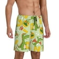 thumbnail image 2 of Bixox Men's Cartoon Dinosaurs printed lightweight casual shorts, soft sleep shorts with pockets., 2 of 7