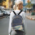 thumbnail image 7 of FORMRS Mini Backpack Purse for Women Travel Daypack Casual Shoulder Bag, Blue Earth, 7 of 7