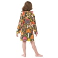 thumbnail image 7 of FORMRS Niños Bathrobe Unisex Hooded Robe Soft Plush Pajamas Sleepwear, Size 10-12T, Vibrant Mushroom, 7 of 7