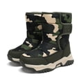 thumbnail image 5 of Boys Snow Boots Camoflage Anti-Slip Girls Snow Boots Slip Resistant Warm Fur Lining (Toddler/Little Kid/Big Kid), 5 of 9