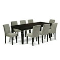 thumbnail image 2 of East West Furniture Dining Room Set Black, LGAB9-BLK-06, 2 of 10