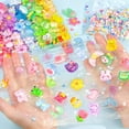 thumbnail image 5 of 150Pcs 6 Mixed Colors Slime Charms Assorted Cute Jelly Embellishments, Random Bulk Flatback Resin Ornament Bear Star Kawaii Slime Accessories for Phone Junk Case, Scrapbooking Crafting & DIY Decor, 5 of 12