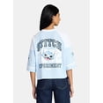 thumbnail image 3 of Stitch Women's Short Sleeve Varsity Graphic Tee, Sizes XXS-XXL, 3 of 6