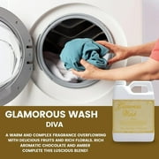 Tyler Candle Diva Glamorous Wash Liquid Laundry Detergent, 24 Loads, 64 fl oz with Scent Sachet