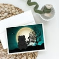 thumbnail image 2 of Halloween Scary Chow Chow Black Greeting Cards and Envelopes Pack of 8, 2 of 2