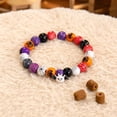 thumbnail image 6 of Halloween Dog Collar – Chunky Bead Pet Necklace, Adjustable Stainless Steel Rope (14.1"-18.1"), Spooky Chic Jewelry for Small to Medium Dogs, 6 of 7