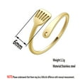 thumbnail image 5 of Kitchen Spatula Ring Stainless Steel Chef Creativity Jewelry for Men Women, 5 of 5