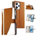 thumbnail image 1 of Funda cartera GANGXUN para Xiaomi Redmi 12 4G/5G , cuero PU con tarjetero, cremallera, correa de mano, soporte y protección 938°, 1 of 6